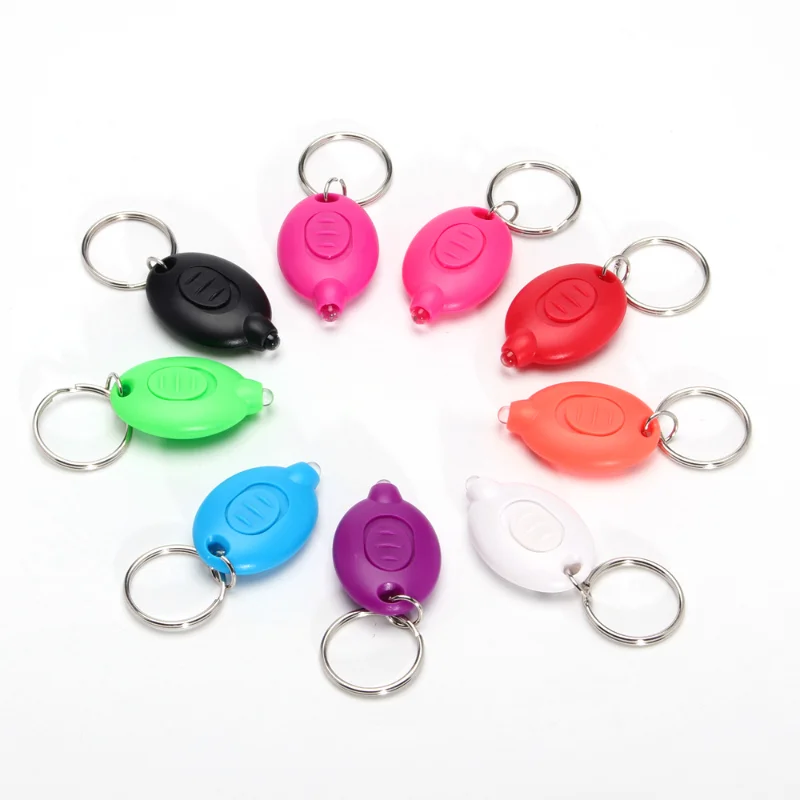 

Portable Keyring Light Torch Mini LED Flashlight Keychain Key Chain Emergency Camping Lamp Backpack Light