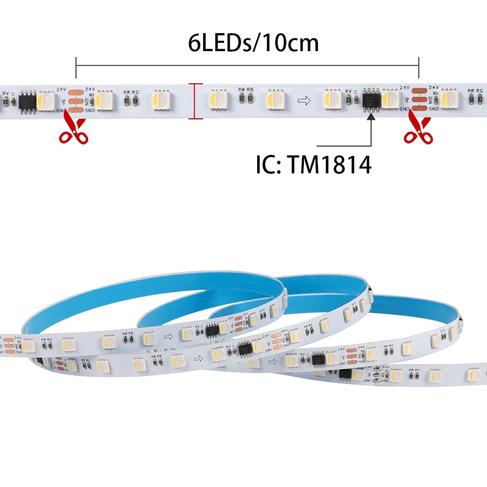 

OCONA RGBW Пиксельная светодиодная лента 60LED/м