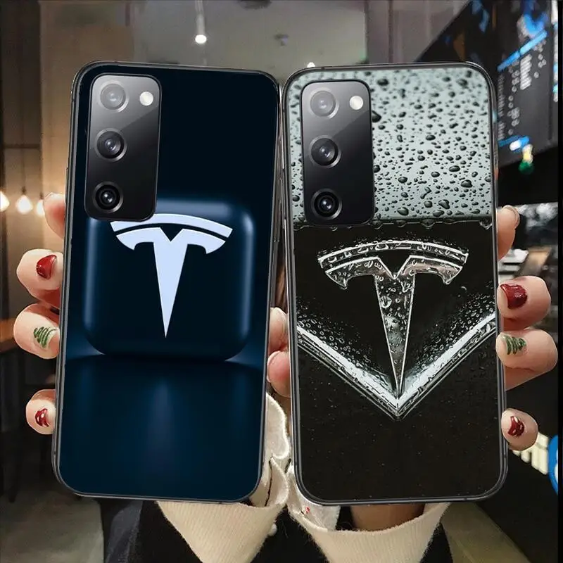 

New Energy Car Tesla Fashion Phone Case For Samsung Galaxy S23 S21 S10 S30 S20 S22 S8 S9 S30 Pro Plus Ultra Fe Design New Cover