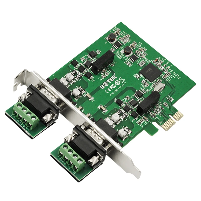 UOTEK PCI-E промышленного класса для CAN-карты 2 порта PCIE Canbus защита от перенапряжения 4U