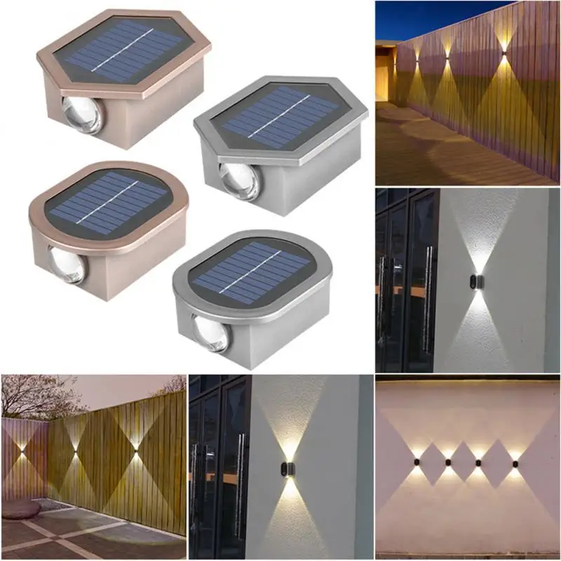 

Outdoor Outdoor Up And Down Luminous Lighting Automatic Sensing Porch Garden Wall Lamps Waterproof Energy Saving Led Wall Light