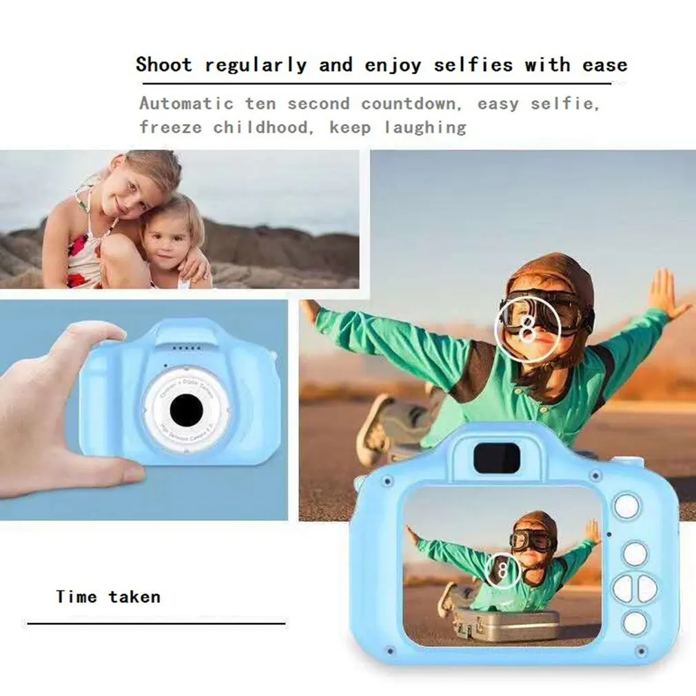 

Детская цифровая мини-камера с HD-экраном 1080P и картой памяти 8 Гб