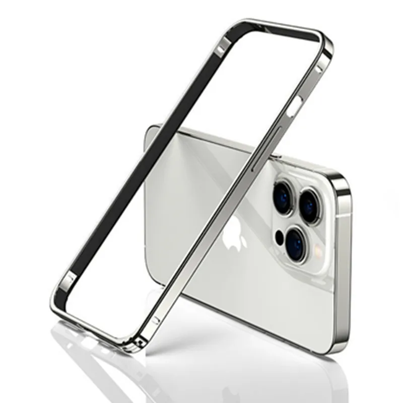 

Ultra Thin Aluminum Frame Metal Bumper Hard Case for IPhone 13 Pro Max 12 Mini 13Pro 12Pro IPhone13 IPones Protector Armor Cover