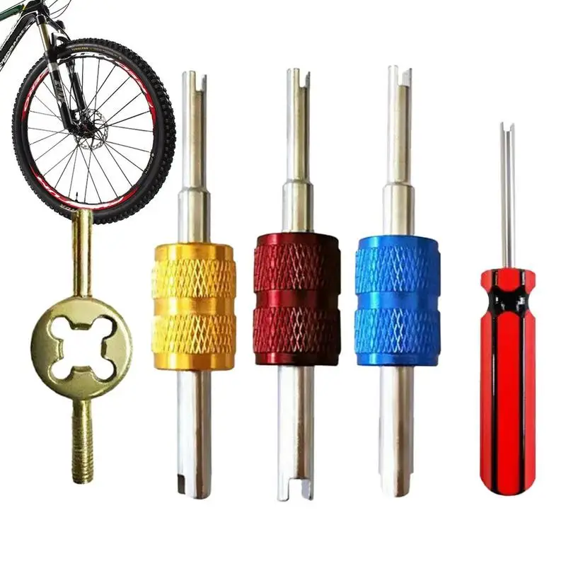 

Valve Core Removal Tool 5Pcs Tire Valve Core Remover Tools Valve Stem Puller Installer Tool For Cars Trucks Motorcycles Bicycles