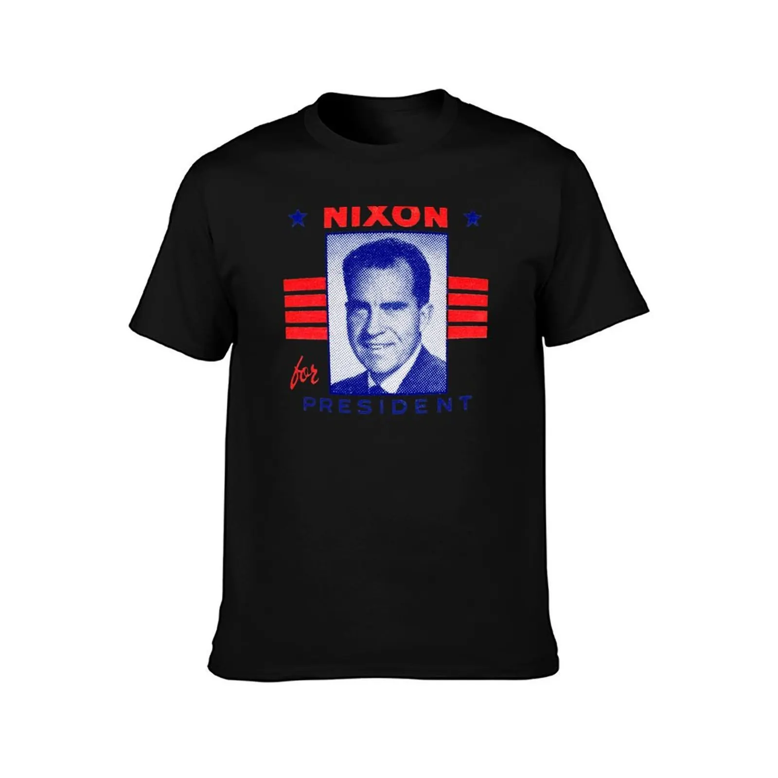 Фото Футболка с надписью «1960 Nixon for President», повседневная свободная футболка для работы и отдыха №2