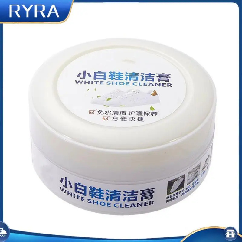 

Bottled Shoe Cleaning Cream Wash-free Shaking Sound White Shoes Shoe Cleaner Shoes Cleaner Detergent Solid Paste Household 120g