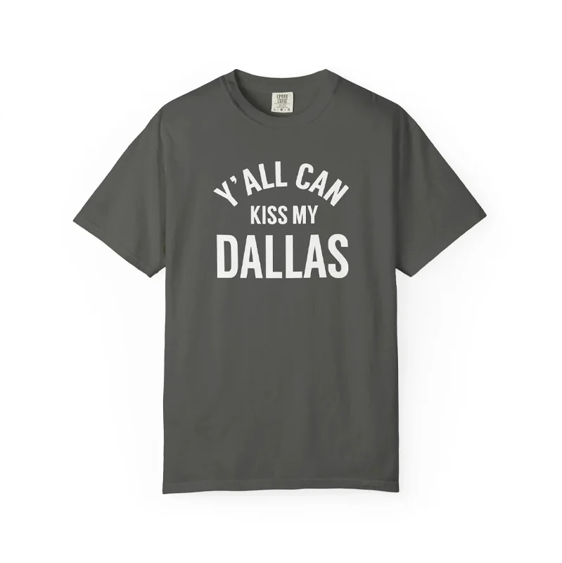 Футболка Erling Haaland Y'all Can Kiss My Dallas, забавная футболка с надписью Texas Funny, футболка 2026, футболка с изображением норвежского футболиста, унисекс, хлопковая, Норвегия (art.: 3920dbf366905) - 3920dbf366905