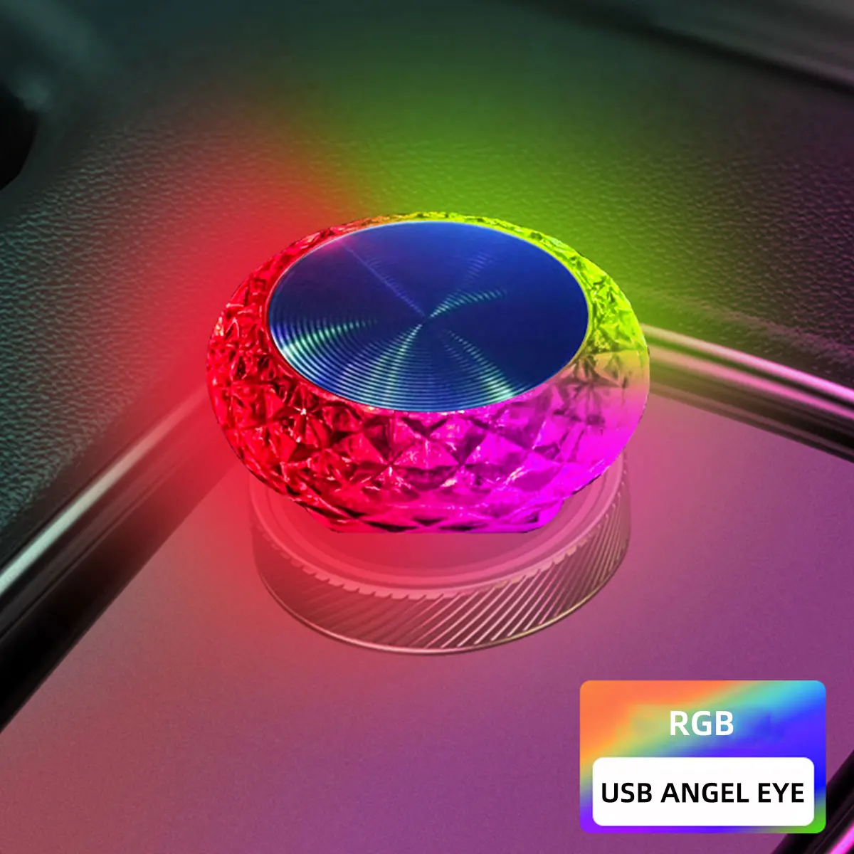 

Портативная Автомобильная USB-лампа С Мини-светодиодами, Разноцветная Ночная Подсветка Для Автомобиля И Компьютера