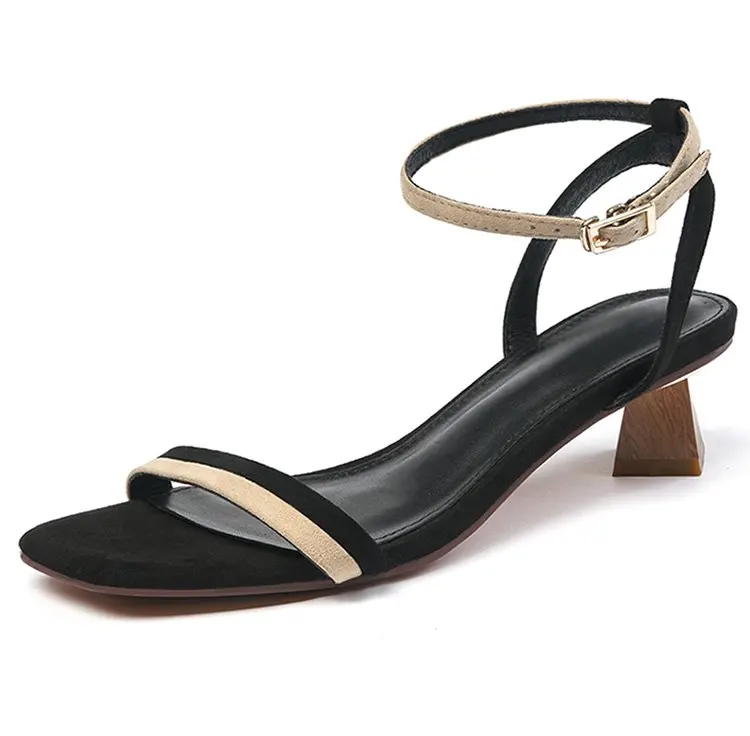 

Fashion Design Sandals Women Thick Heel Casual Ladies Open Toe Shoes Sexy Party Sandal Ankle Strap Summer Mujer