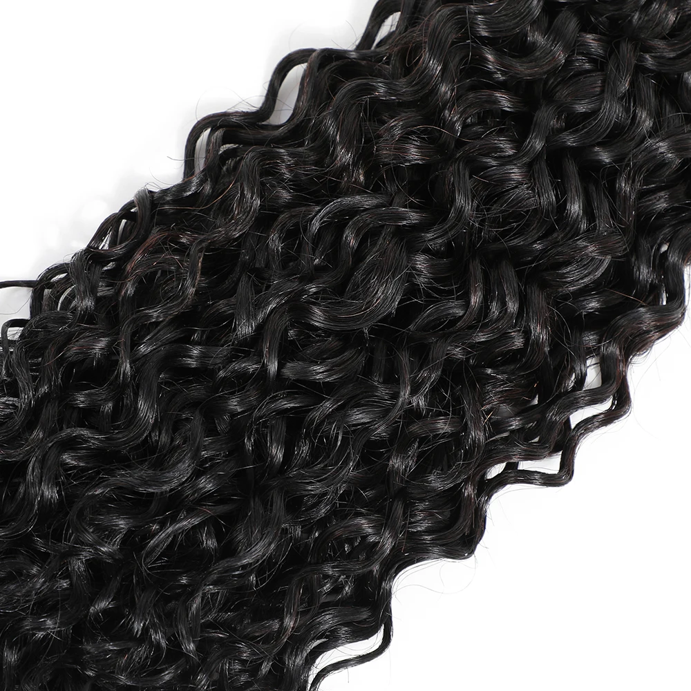 12 А искусственные человеческие волосы бразильские глубокие волнистые вьющиеся