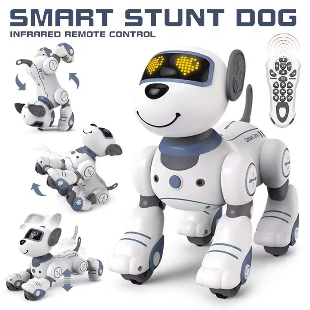 Funny RC Robot Electronic Dog Stunt Dog Toys Stunt Dog Voice Command Programmable Touch-sense Music Song Toy for Children's Toys enlarge