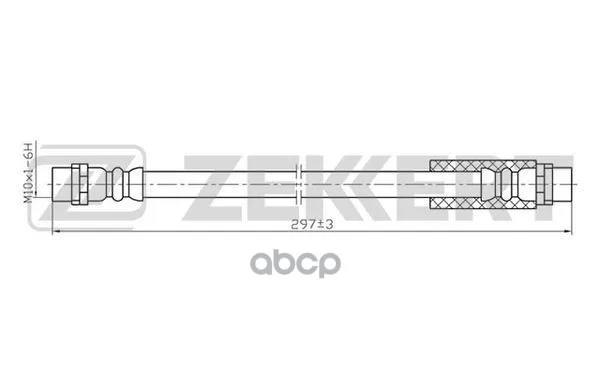 Шланг Тормозной Audi 100 Iii Iv 90- A6 94- Ii 97- Zekkert арт. BS9058 | Автомобили и мотоциклы