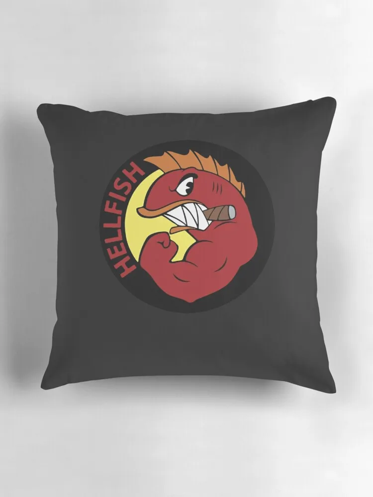 Классическая футболка Flying Hellfish декоративная подушка Рождественская для дивана