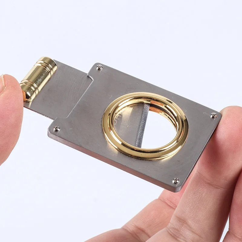 Резак для сигар из нержавеющей стали металлический квадратный резак гильотина