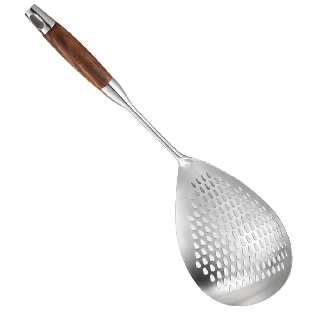 

Filter Tool Food Strainer Colander Spoon Stainless Steel Slotted Spoons Kitchen Scoop Fried Metal Pasta