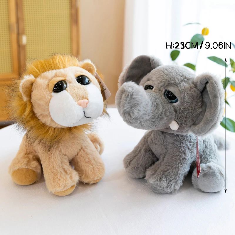 

Cartoon Plush Doll Stuffed Animal Plushies Cute Rag Toy Bedside Ornament Gift for Kids Girls 23cm LBV