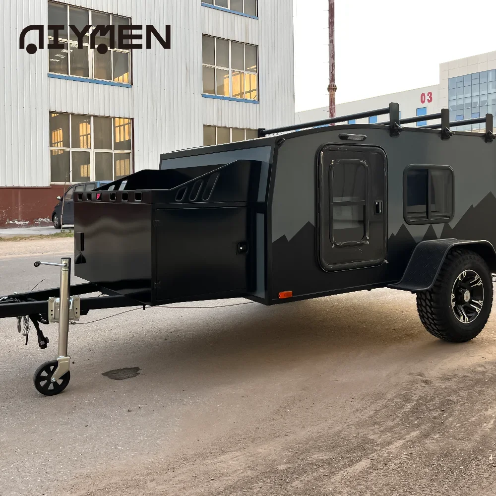 Китай Melhor Trailer для скрипки Elétrico RV Camping Alumínio E Off Road Expansível Deslizar Luxo Europeu Com Painel Solar