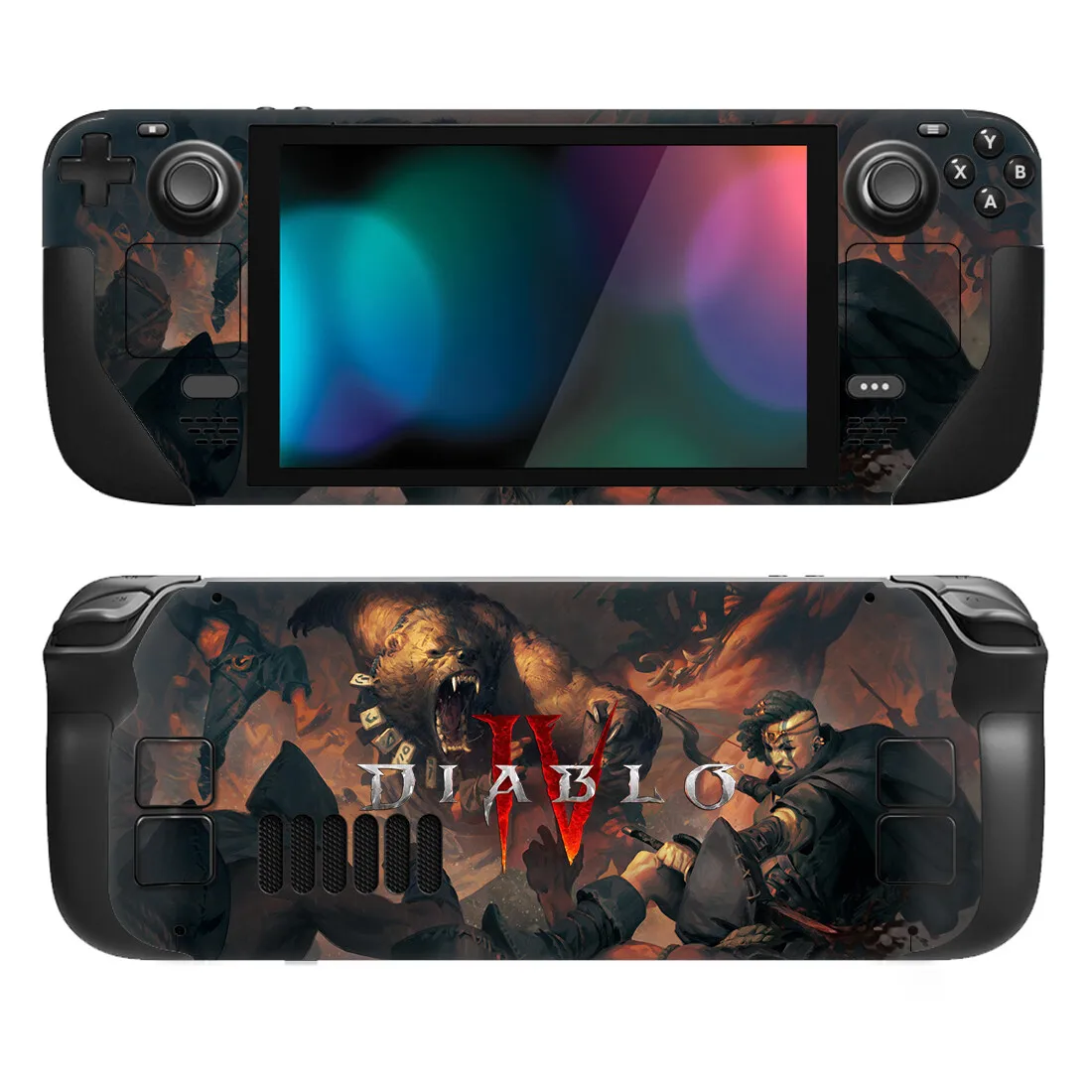 

Diablo Style Skin Vinyl for Steam Deck Console Full Set Protective Decal Wrapping Cover For Valve Console Premium Stickers