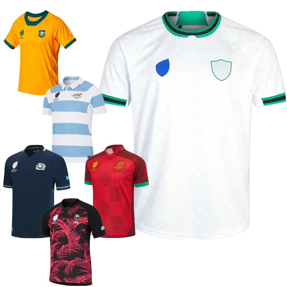 

2023 2024 Ireland rugby jersey Portugal fiji Argentina jerseys New Zealand Japan South Africa Scotland rugby shirt big size 5xl