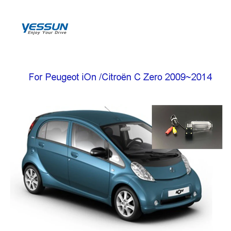 

Камера заднего вида для Peugeot iOn citroen C Zero 2009 ~ 2014, камера номерного знака/CCD камера заднего вида с функцией ночного видения/Автомобильная камера...