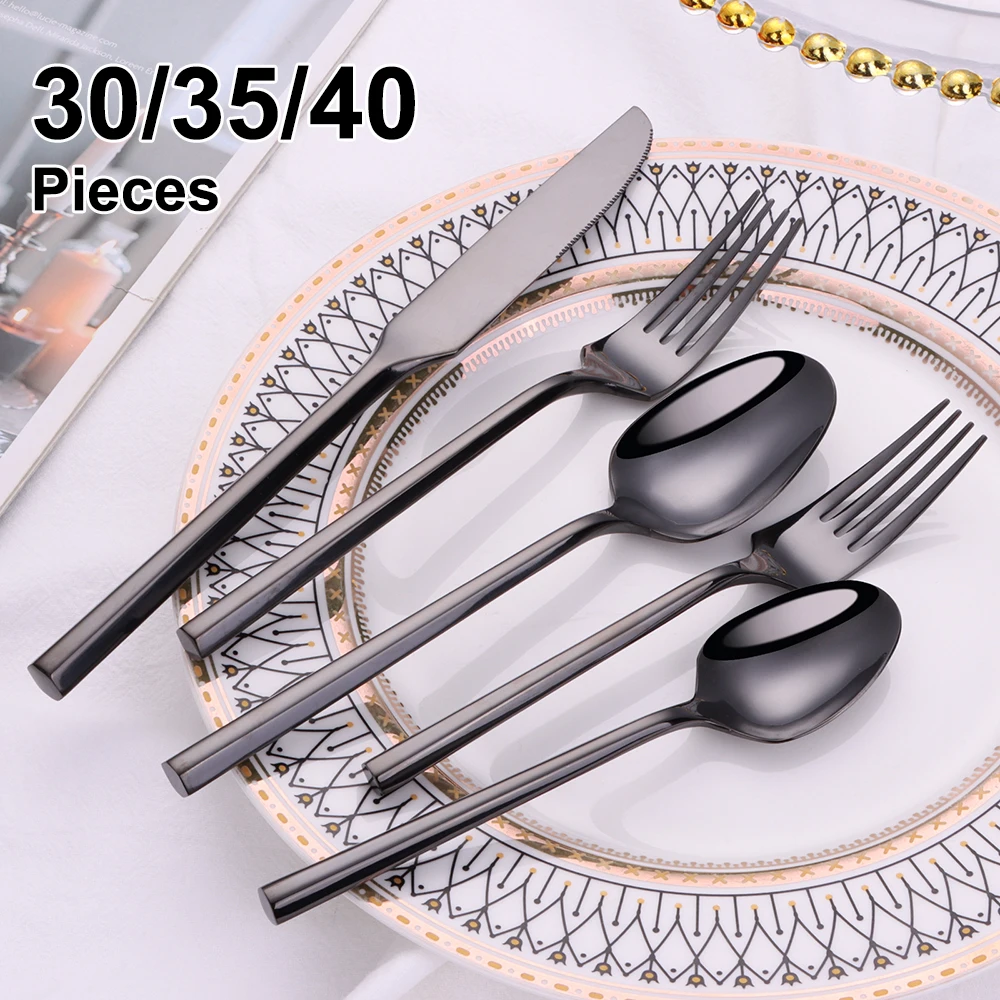 

Набор столовых приборов из нержавеющей стали, 30/35/40 шт.