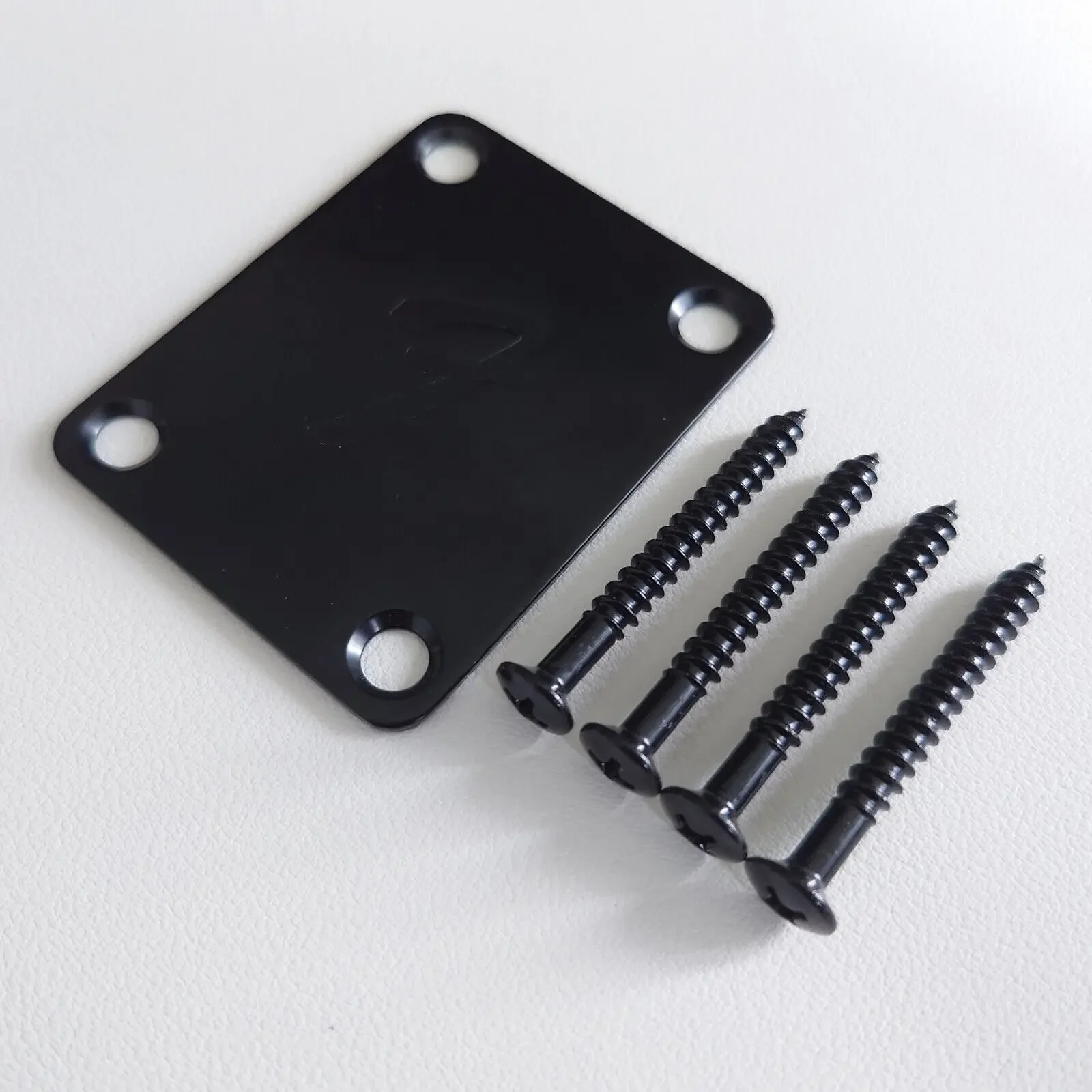 Черная пластина для грифа электрогитары крышка этикетка F задняя часть FD ST TL