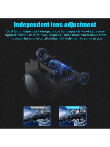 3D VR очки виртуальной реальности Viar очки устройства гарнитуры умные линзы для шлема для сотового телефона мобильные смартфоны Viewer Z