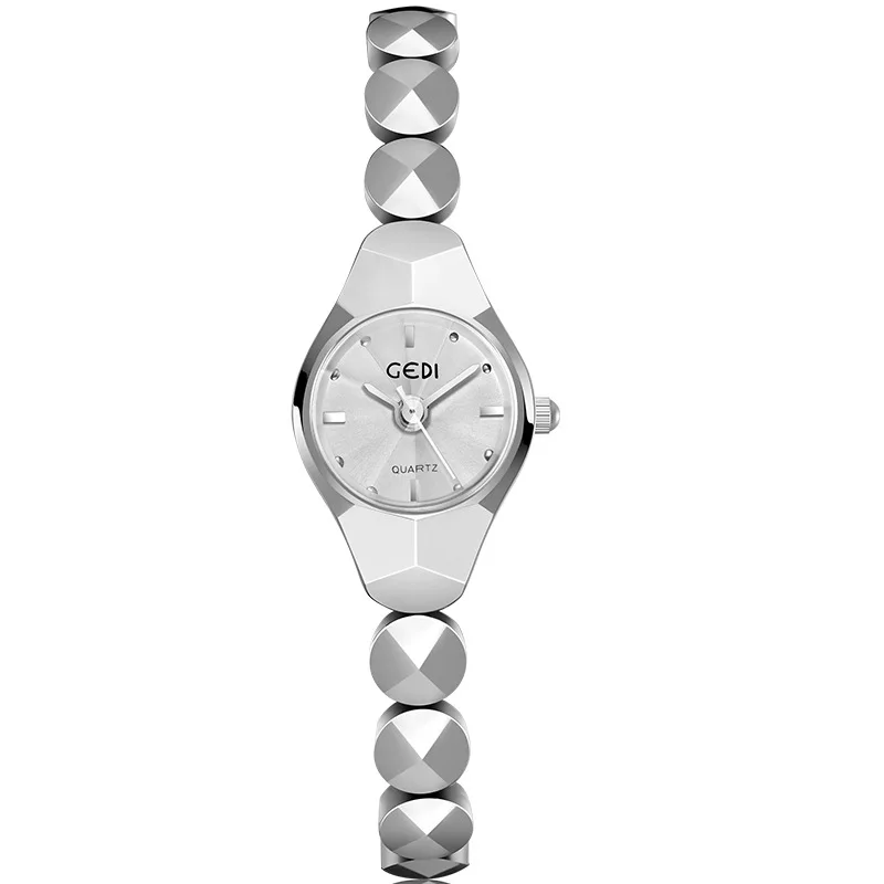 Exquisite Small round Dial Fashionable High-Grade Versatile Bracelet Watch Waterproof Women's Quartz Watch