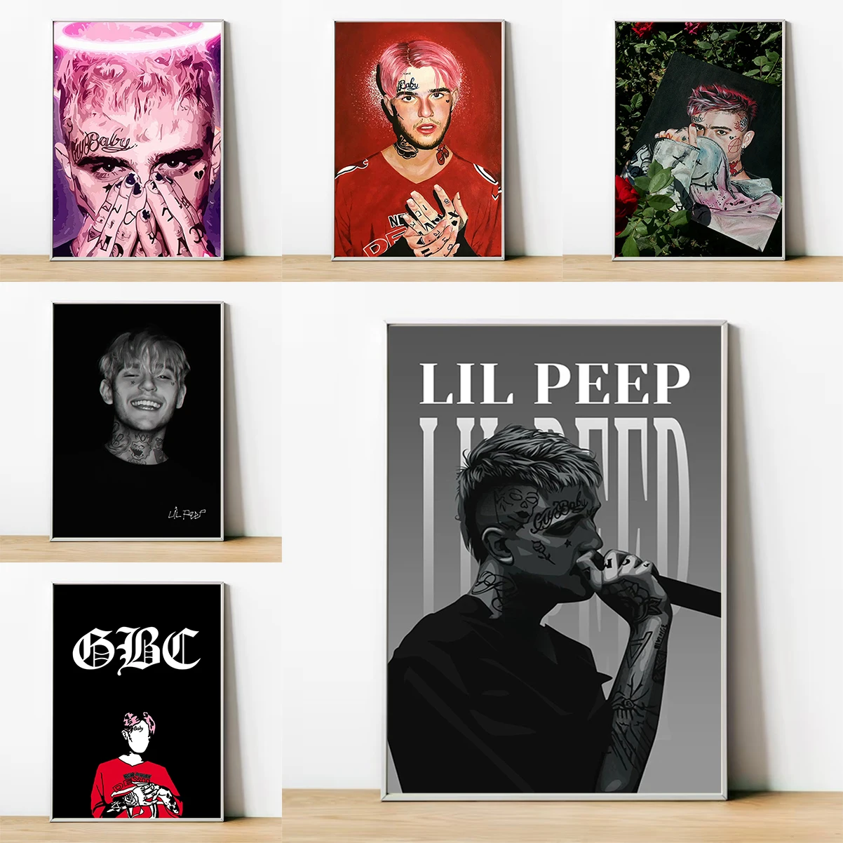 Постер Lil Peep Rapper большие картины современные украшения для гостиной постеры стен