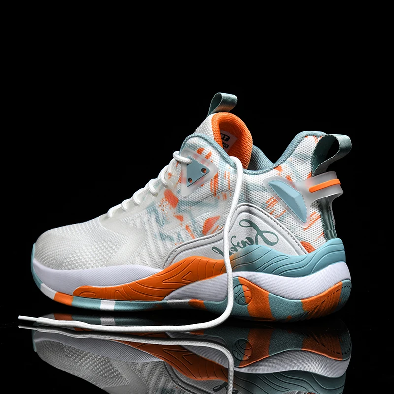 

Брендовая мужская обувь для баскетбола, Мужская дышащая Нескользящая спортивная обувь, Молодежная обувь для баскетбола, тренировочная обувь, модель 39-48