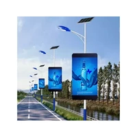 double side 640mmwx960mm screen p5 outdoor street lamp pole mounted advertising led digital display