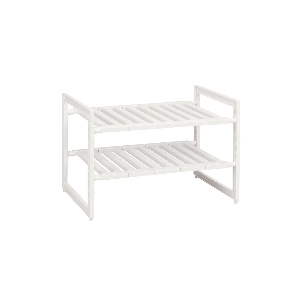 Cheap 40 cm deep extendable storage shelf for kitchen base cabinet under sink shelves