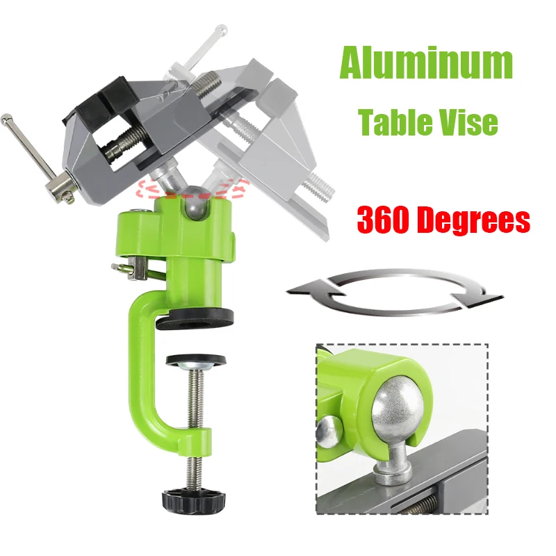 

3" Universal Aluminum Table Vise 360 Degrees Rotating BG-6267A