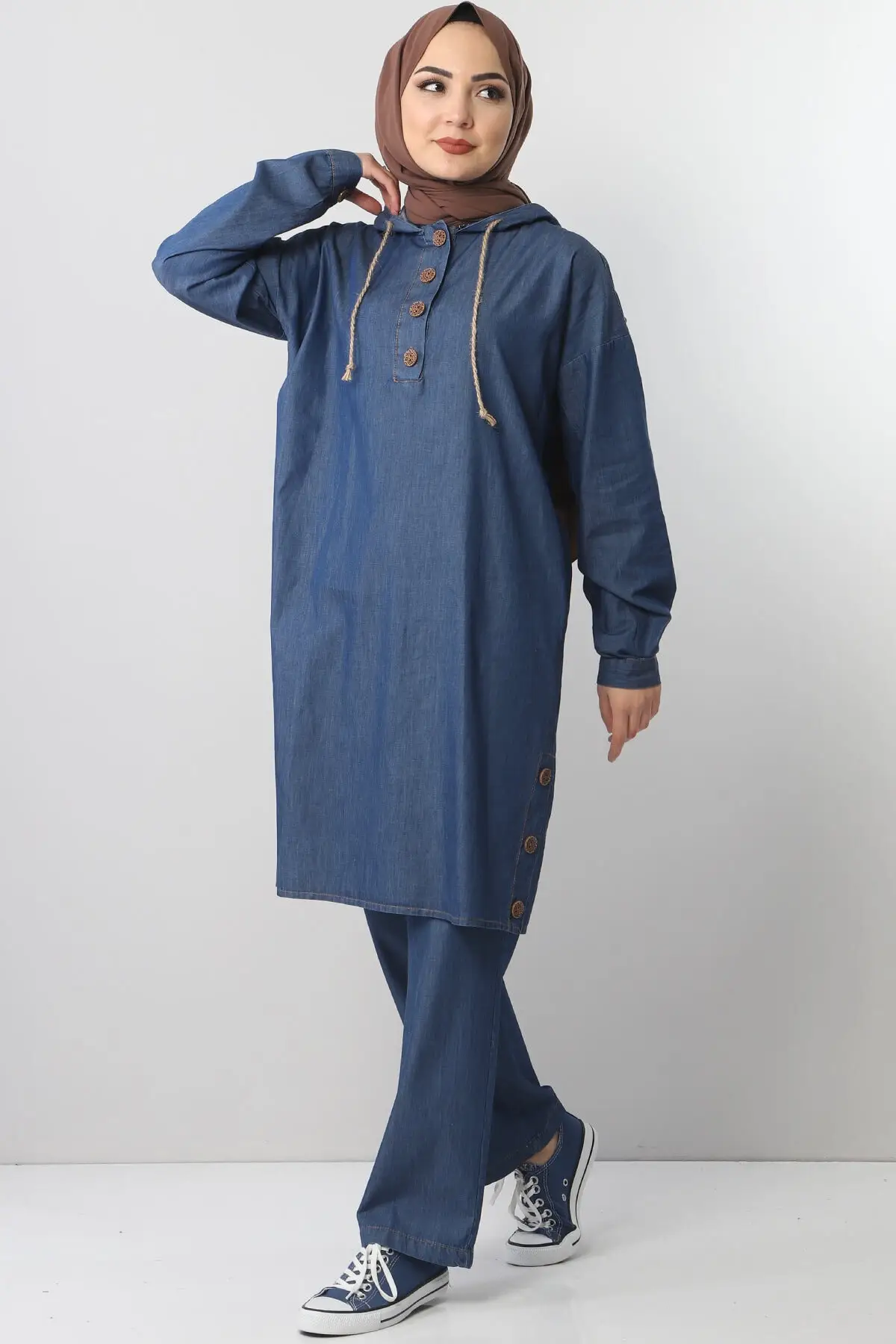 

Women's jeans Dark Side slit Binary Team Women's Islamic Team 2021
