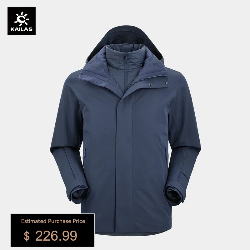 Мужская куртка с капюшоном KAILAS 3-В-1, цвет в ассортименте | AliExpress