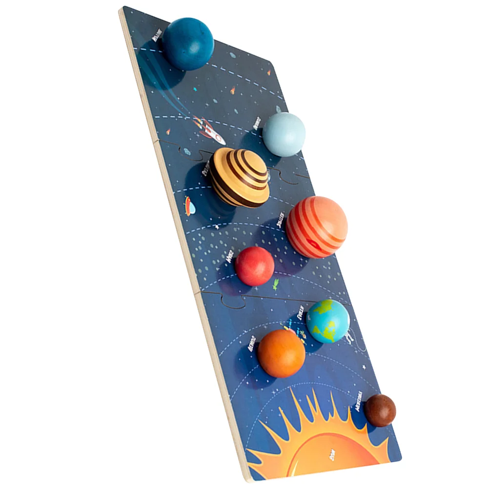 

Модель Солнечной системы, детская головоломка, деревянные игрушки, планеты, головоломки, модели для малышей познавательные