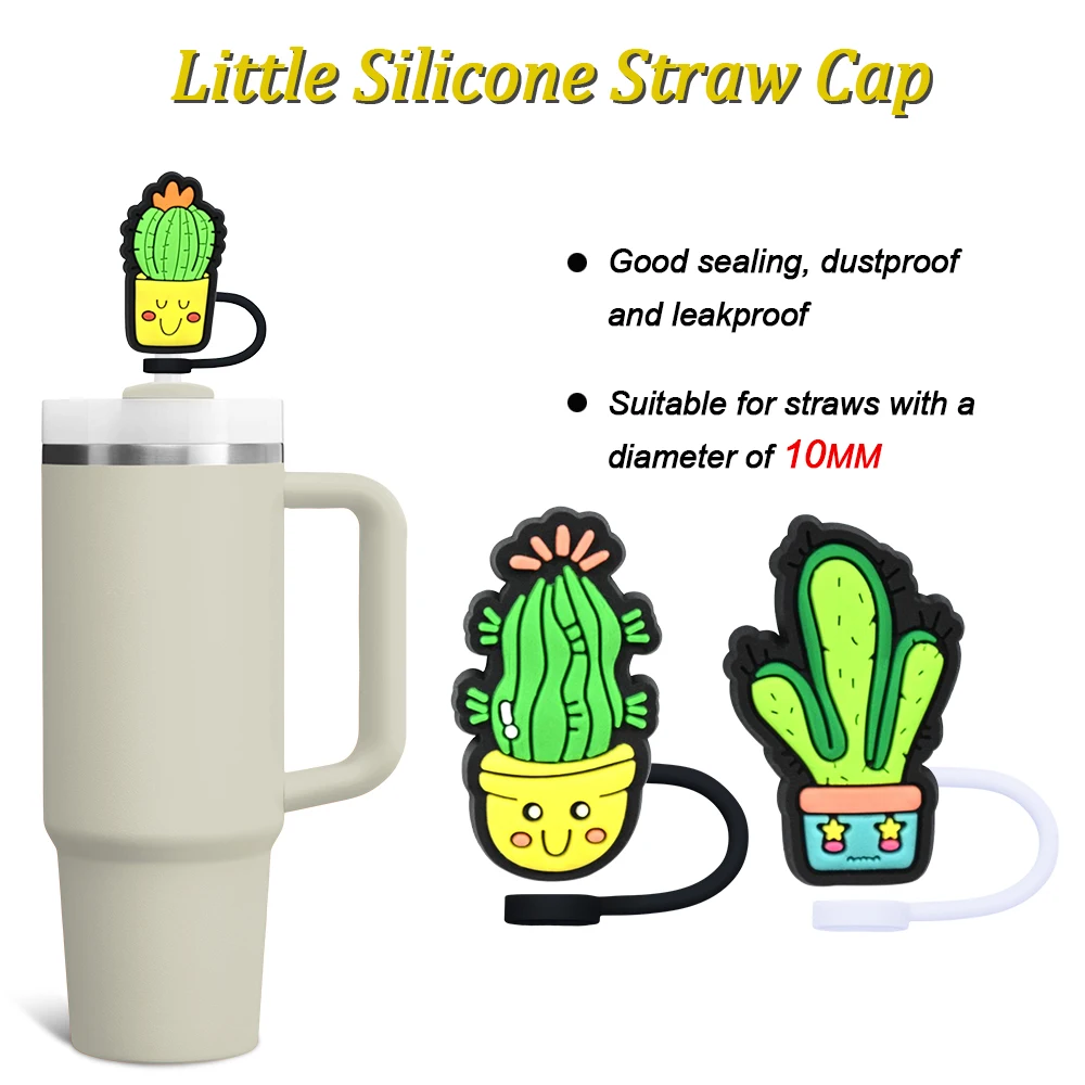 Модная креативная соломенная крышка кактуса 10 мм экологически чистая пробка