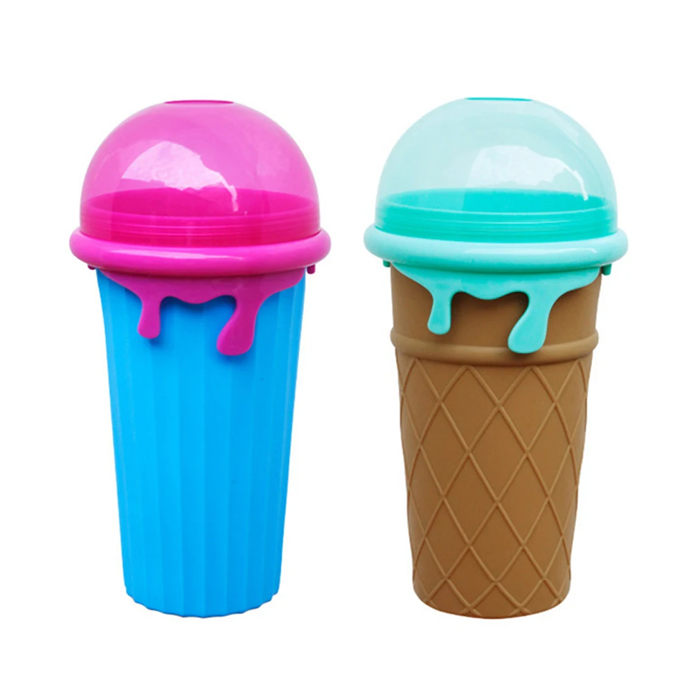 

Summer Relieve Summer-heat Smoothie Machine Smoothie Maker Cup Quick-freezing DIY Smoothies Milkshakes Ice Cream Travel Office