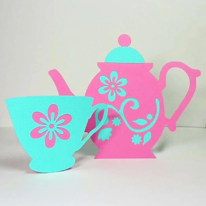 

2022 New Metal Cutting Dies Cup for DIY Scrapbooking Paper Cards Craft Making Craft Balloon Leaves Cutting Dies Frame