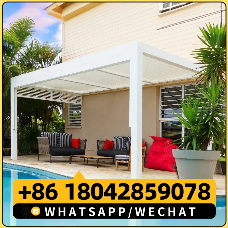 Уличная беседка электрическая Водонепроницаемая алюминиевая для сада и беседки