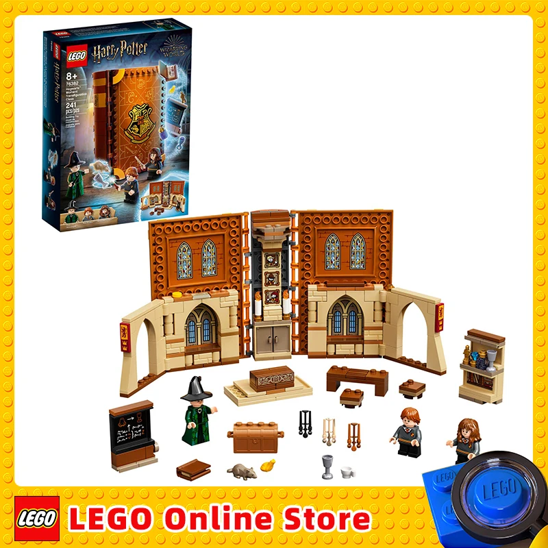 

LEGO & Harry Potter Hogwarts Moment: Transfiguration Class 76382 Professor McGonagall Room; Collectible Playset (241 Pieces)