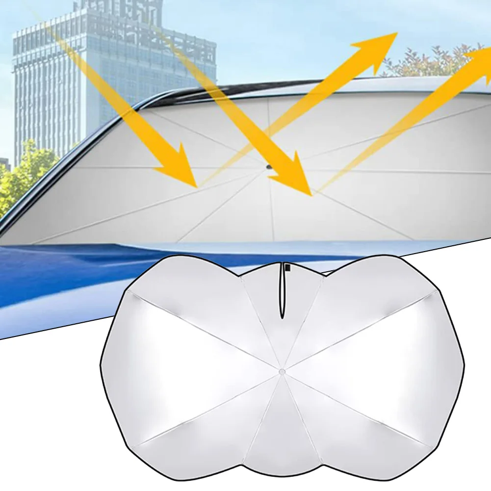 

Car Windshield Sun Shade Foldable Umbrella Front Glass Cover Visor Umbrella Windscreen Sunshade UV Protection Covers