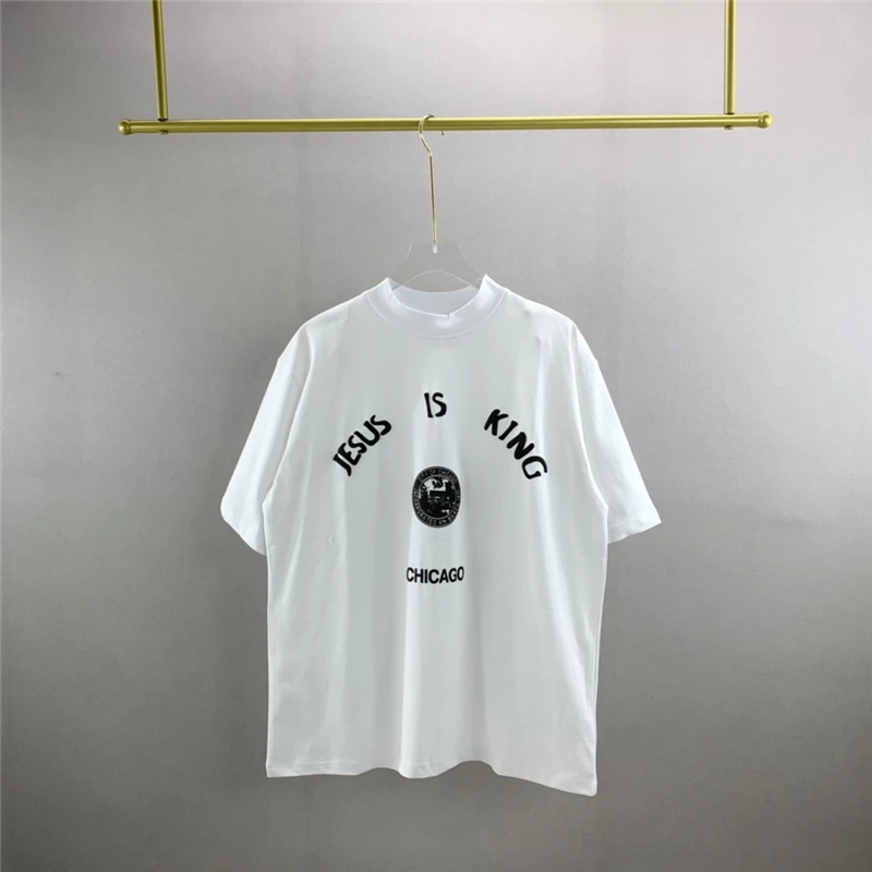 Высококачественные мужские и женские футболки CPFM Kanye с изображением Уэста Иисуса
