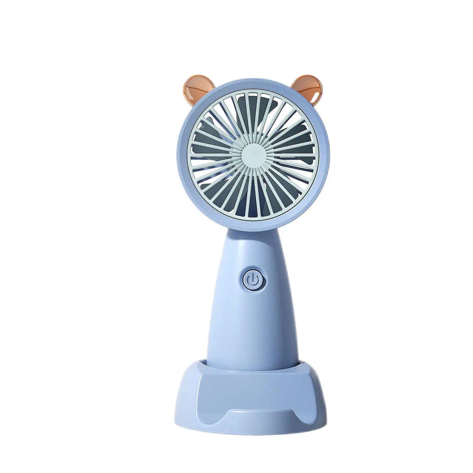 

Handheld Fan Rechargeable Battery Operated Hand Held Fan Small Pocket Fan Cooling Hand Fan With Phone Stand For Table Fan Random