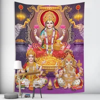 india shiva god home decor hippie wall hanging bohemian mandala ganesha tapestry aesthetic room decor for living room bedroom