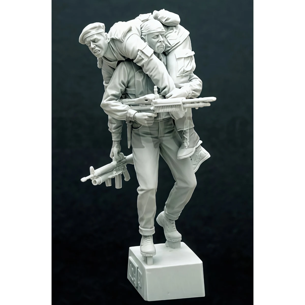 Фото Набор неокрашенных фигурок из смолы в масштабе 1/35, Вьетнамская война, спецназ ВМС США, в разобранном и неокрашенном виде, GK. №3