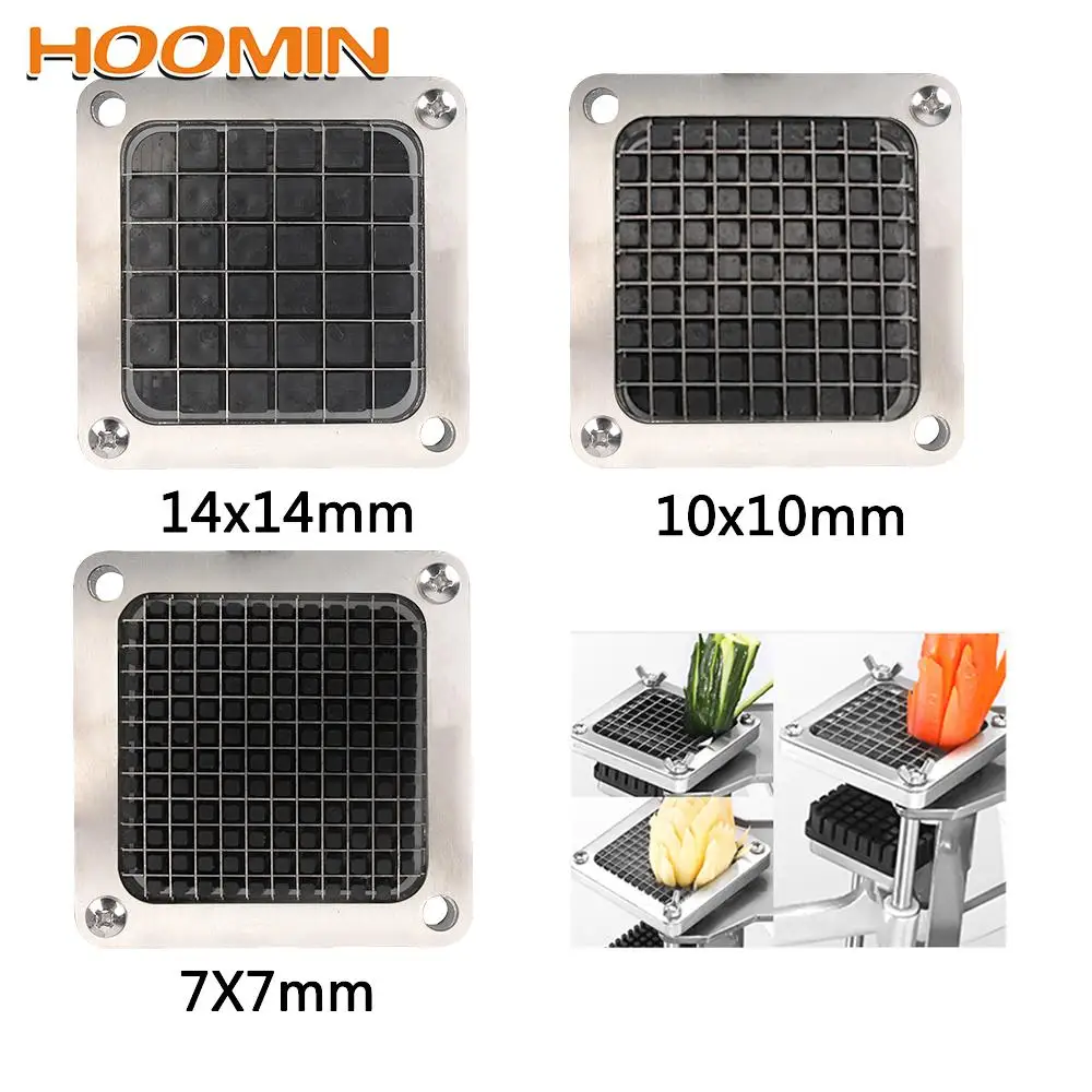 Резак для картофеля фри с 3 лезвиями станок резки чипсов из нержавеющей стали |