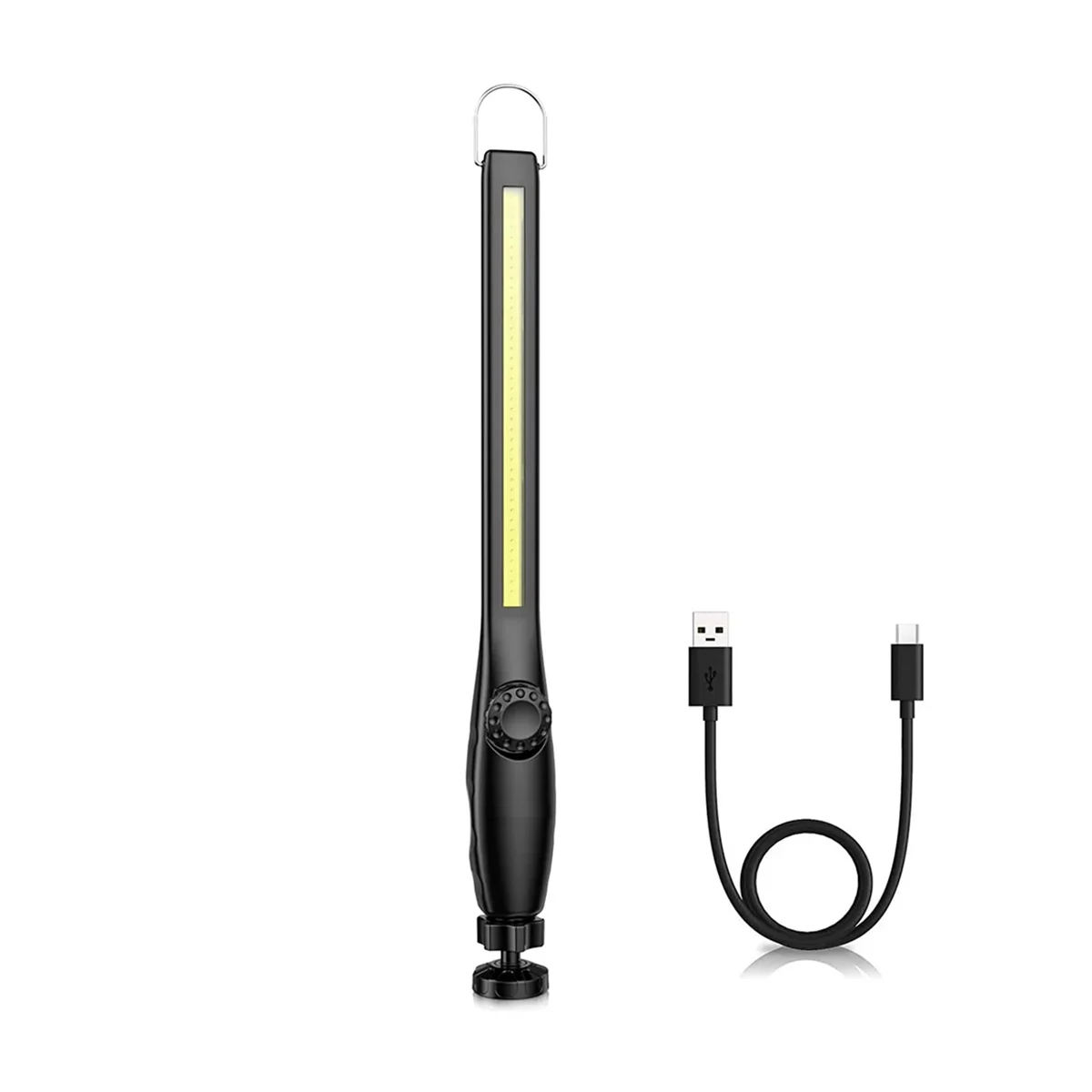 COB светодиодный фонарик магнитный рабочий свет USB перезаряжаемый портативный