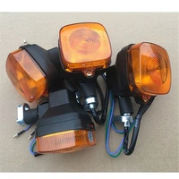 24pcs universal motorcycle turn signals motorbike signal lamp abs plastic modified accessories nondestructive installation