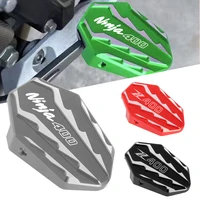for kawasaki ninja400 z400 2018 2022 motorcycle accessories aluminum rear brake lever peg pad enlarger extender footrests pedal
